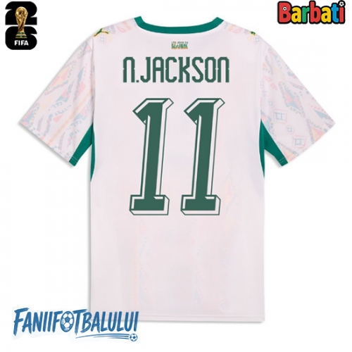 Senegal Nicolas Jackson #11 Tricou Fotbal Replică Mondial 2026 Barbati Acasa Senegal Nicolas Jackson #11 Tricou Fotbal Replică Mondial 2026 Barbati Acasa